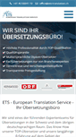 Mobile Screenshot of ets-translation.ch